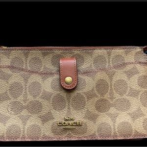 COACH Colorblock TAN Rust Crossbody Bag 🍁🍂